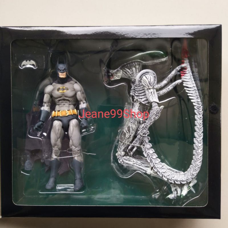 Batman Vs Aliens Xenomorph NYCC 2019 Exclusive Set Aliens NECA new misb