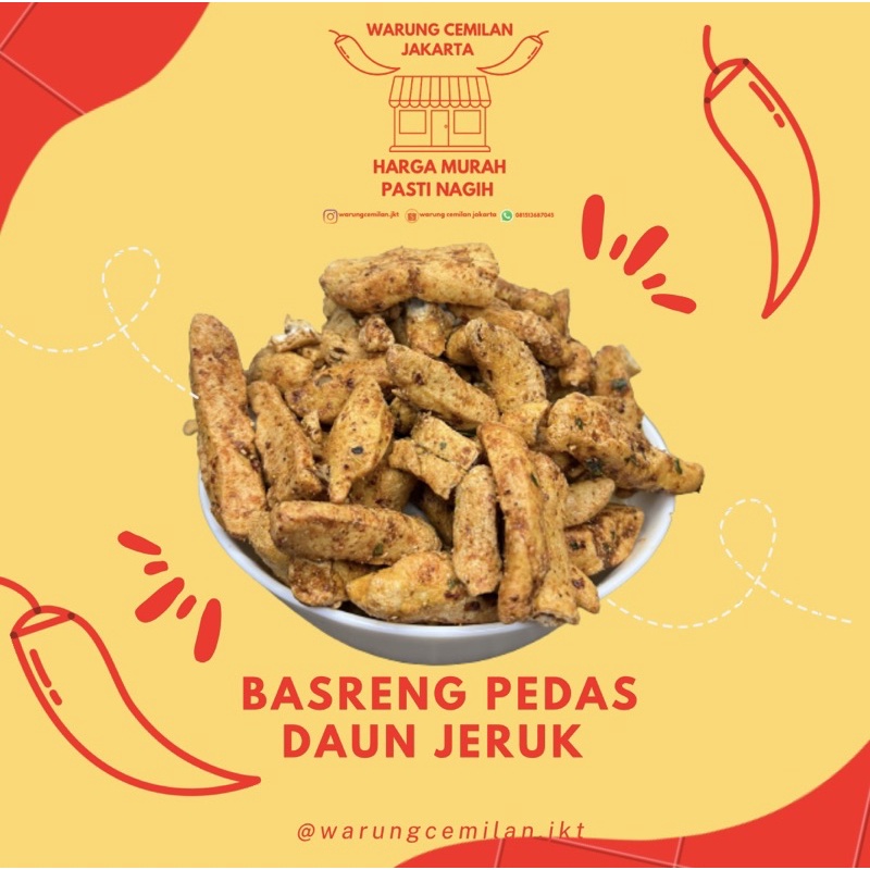 

BASRENG PEDAS DAUN JERUK 100GR