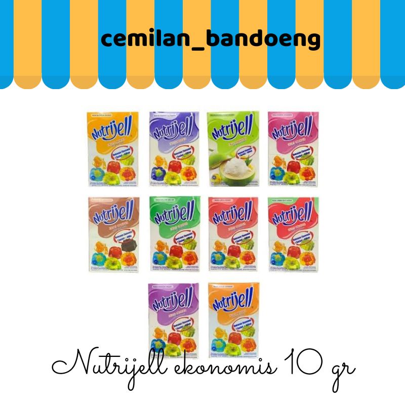 NUTRIJELL ANEKA RASA KEMASAN EKONOMIS 10GR