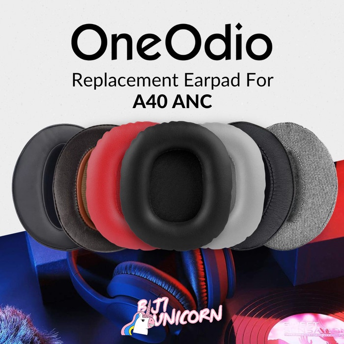 Earpad Earcup Ear Cushion Oneodio A40 ANC A 40 Bantalan Busa Foam
