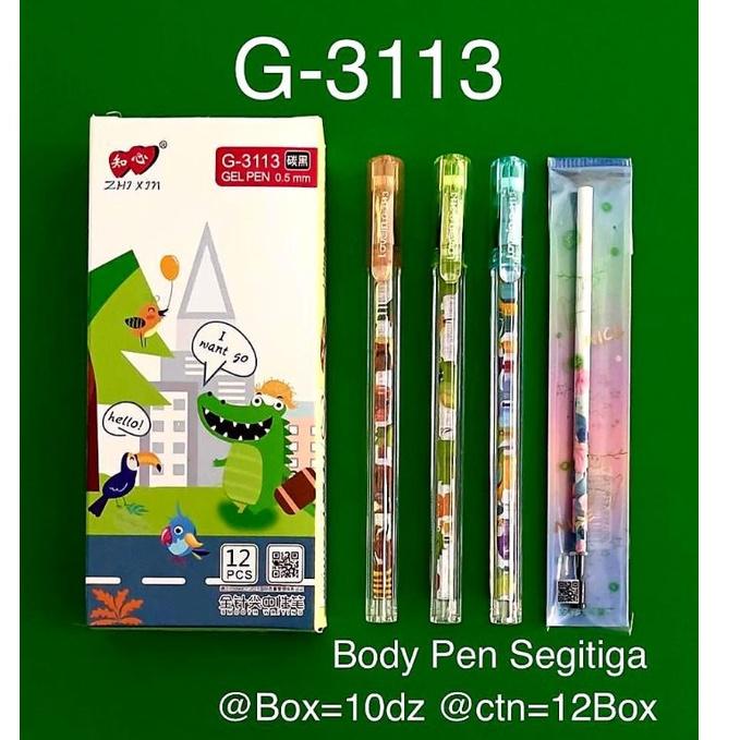 

㊔ (12+1)Gel Pen / Pulpen / Pena Lovein Zhi Xin / ZHIXIN / KARAKTER / LUCU / FUNCY ㄺ