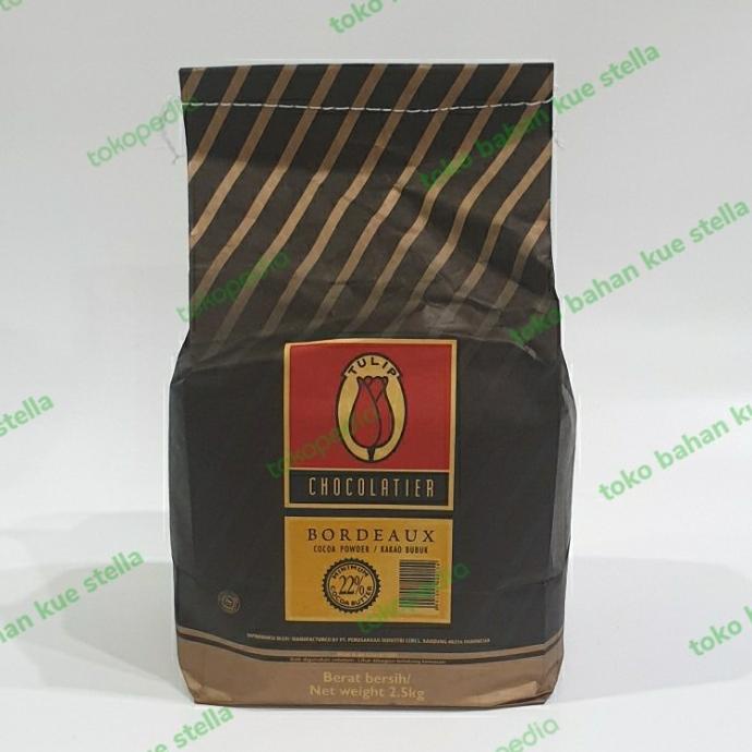 

Coklat Bubuk Cocoa Powder Tulip Bordeaux 2.5 Kg