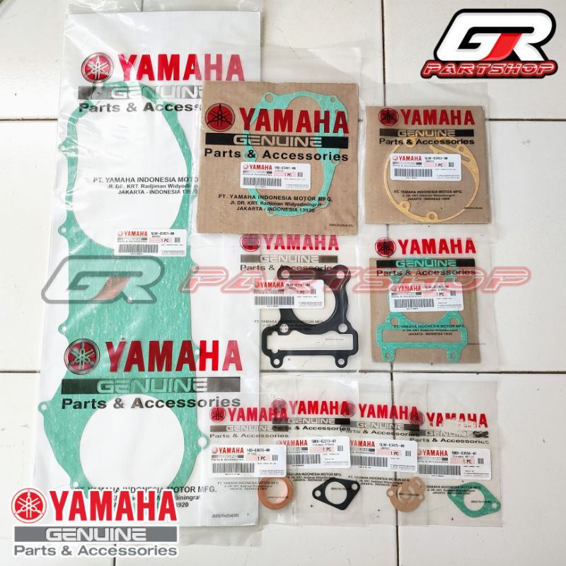 paking full set 9 bagian mio sporty smile ori ygp original yamaha packing gasket perpak fullset