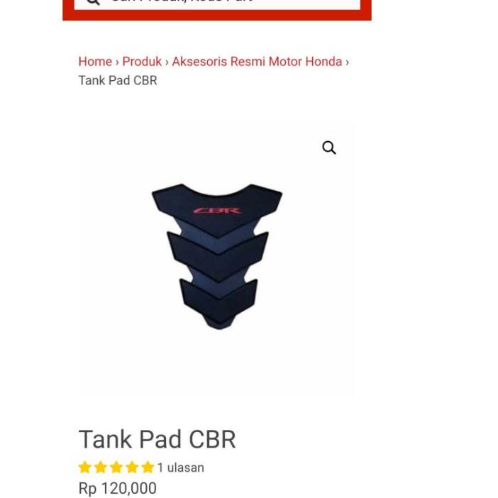 HOT SALE TANK PAD CBR ORIGINAL AHM | Tankpad Honda Pelindung Tangki CBR 150R 250R CBR150R CBR250R CB