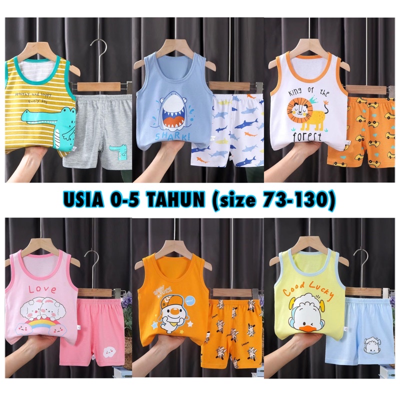 BAJU BAYI IMPORT | BY001 | SETELAN BAYI IMPORT | SETELAN ANAK IMPORT | SETELAN SINGLET ANAK | SETELAN LEKBONG BAYI | BAJU IMPORT ANAK