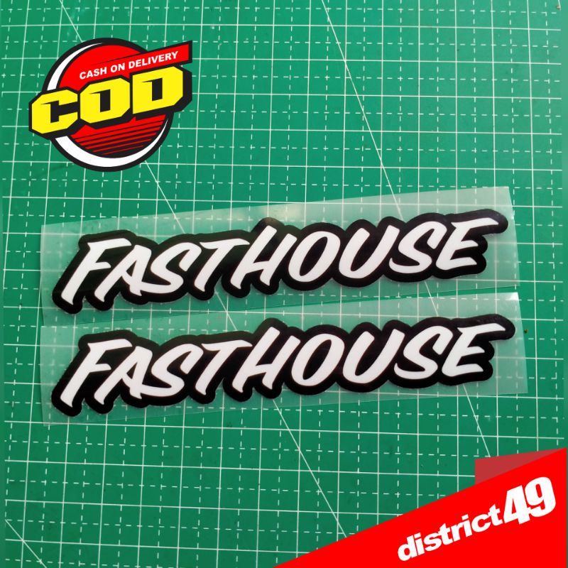 Sablon Logo FASTHOUSE - Sablon Setrika Logo - Sablon DTF untuk Kaos Sweater Jaket Topi dll