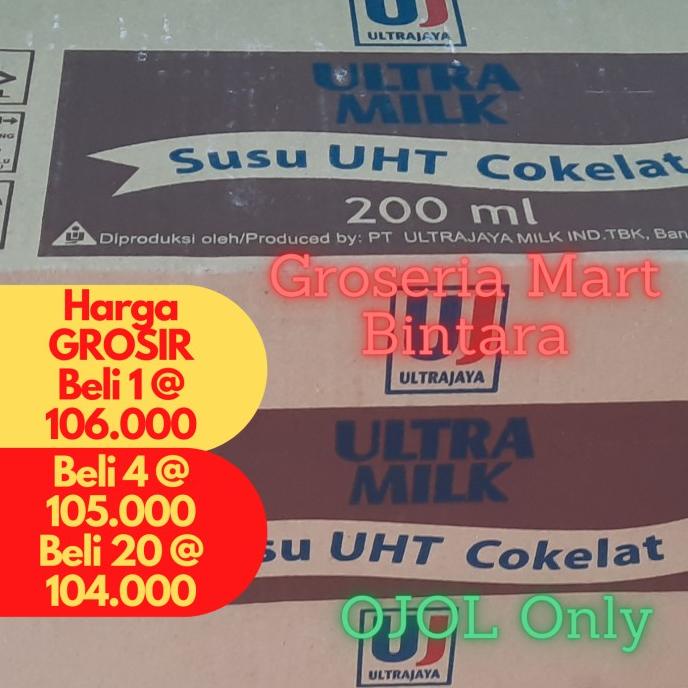 

*Bintara* Susu Ultra UHT Cokelat 200ml x 24 (1 Dus) - Bekasi TERLARIS TERPERCAYA ORIGINAL