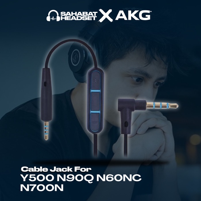 Cable Jack Aux Microphone Audio Headphone Akg Y500 N90Q N60NC N700N