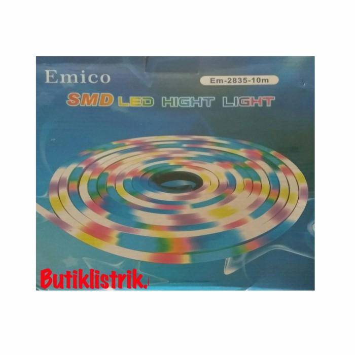 Lampu Hias Lampu Selang Led Model Kotak Panjang 10mt Warna Warni RGB