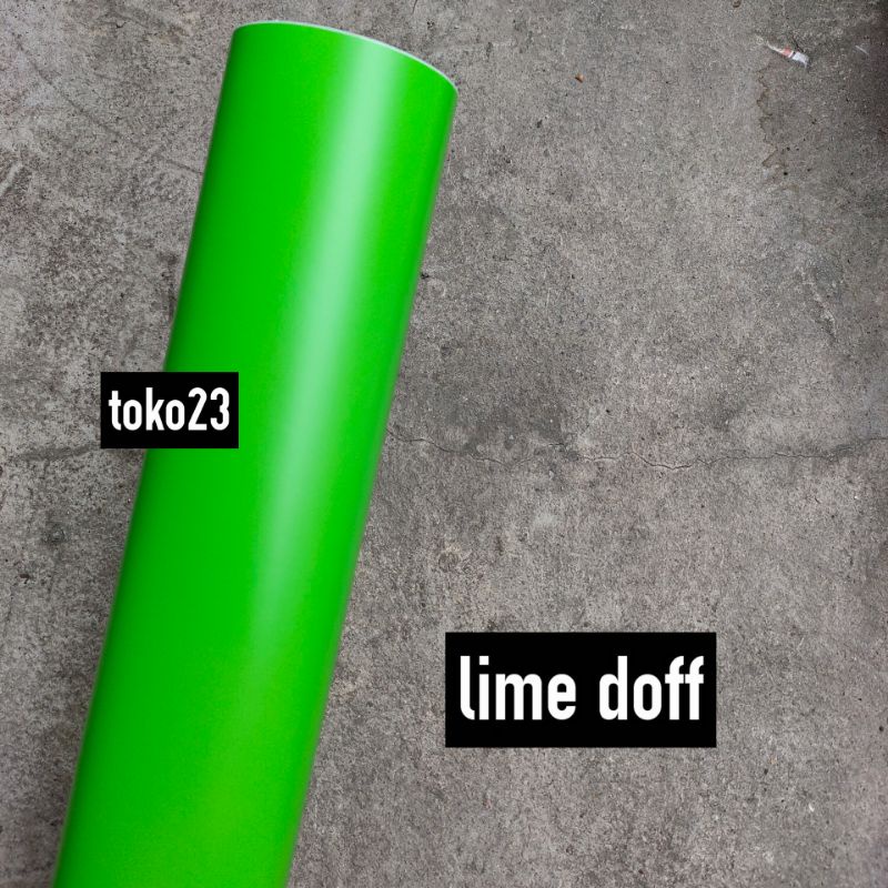 STIKER LIME DOFF SKOTLET HIJAU MUDA DOFF PROFIX