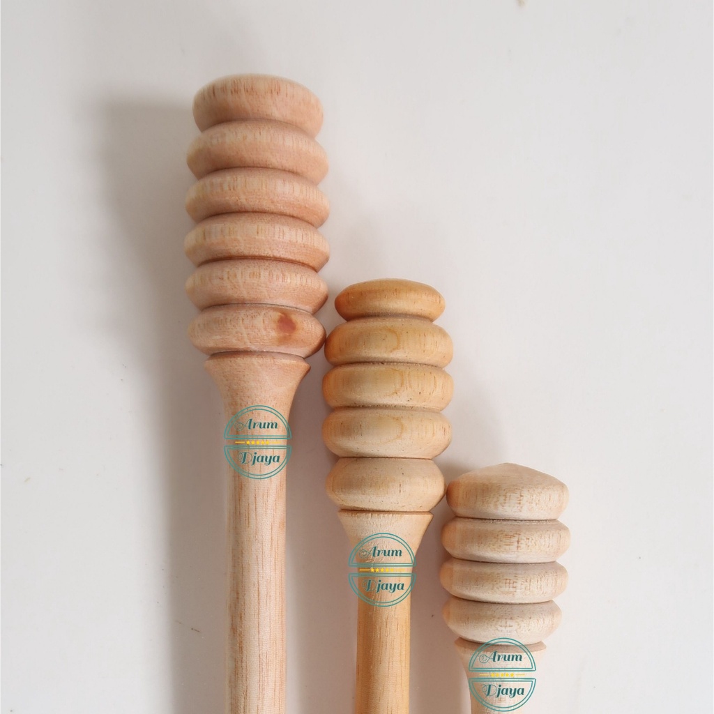 HONEY DIPPER KAYU PENGADUK MADU SENDOK MADU ADUKAN MADU KAYU