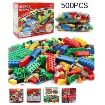 Mainan Edukasi Anak Lego Susun Balok Building blocks 500 pcs