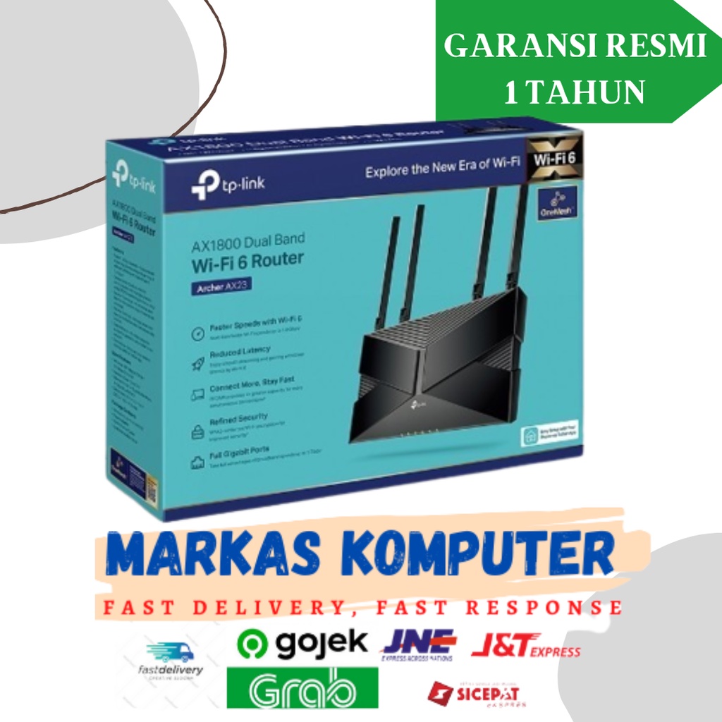 TP-LINK Archer AX23 AX1800 Router WiFi Dual-Band Wi-Fi 6