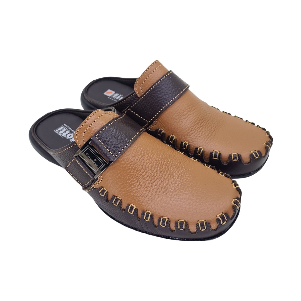 Sepatu sandal / bustong kulit asli Finotti DV-01