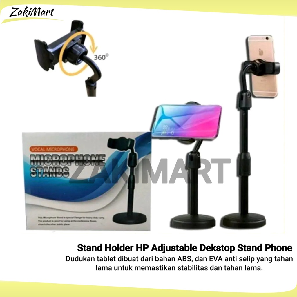 Stand Holder HP Adjustable Dekstop Stand Phone Bracket Car Holder