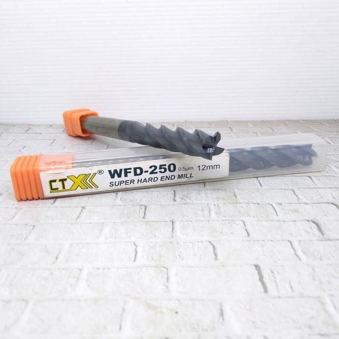 Endmill carbide 12 long 150 mm carbide merk CTX selalu promo