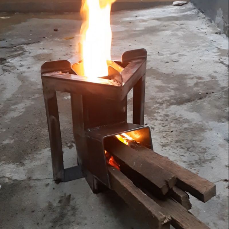 Kompor Kayu / Rocket Stove Ekonomis