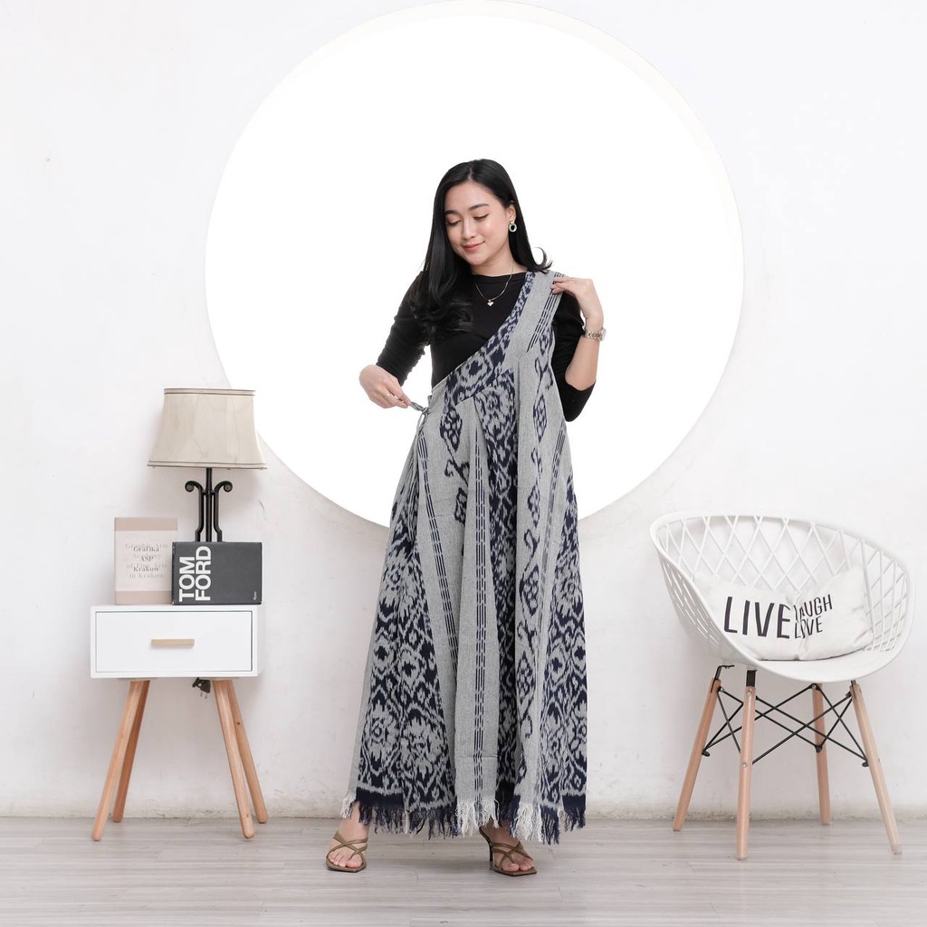 OUTER TENUN NAYARA LONGVEST WANITA SONGKET ASLI DEBBY STORE