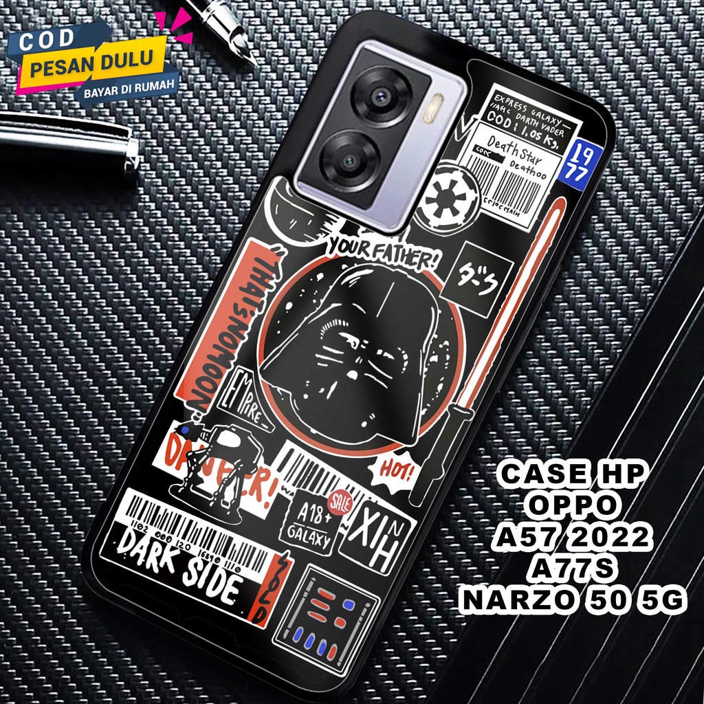 Case OPPO A57 2022 / A77S 2022 Terbaru Casing OPPO A57 2022 Case Hp OPPO A77S 2022 Motif STARWARS Ha