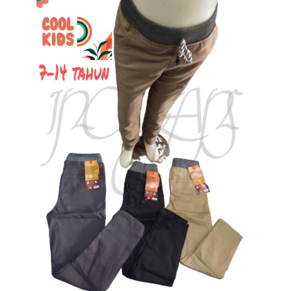 Celana Chino panjang Anak bahan catton chinos diamond size 21-26