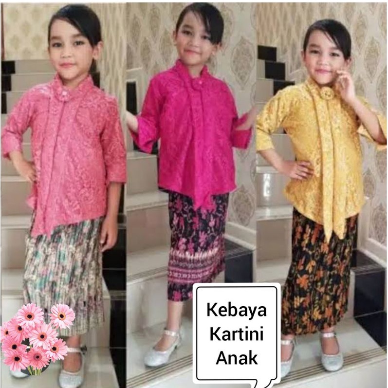 Pola Kebaya Anak Pola Jiplak Kebaya Kartini Anak (JUAL POLA BUKAN BAJU)