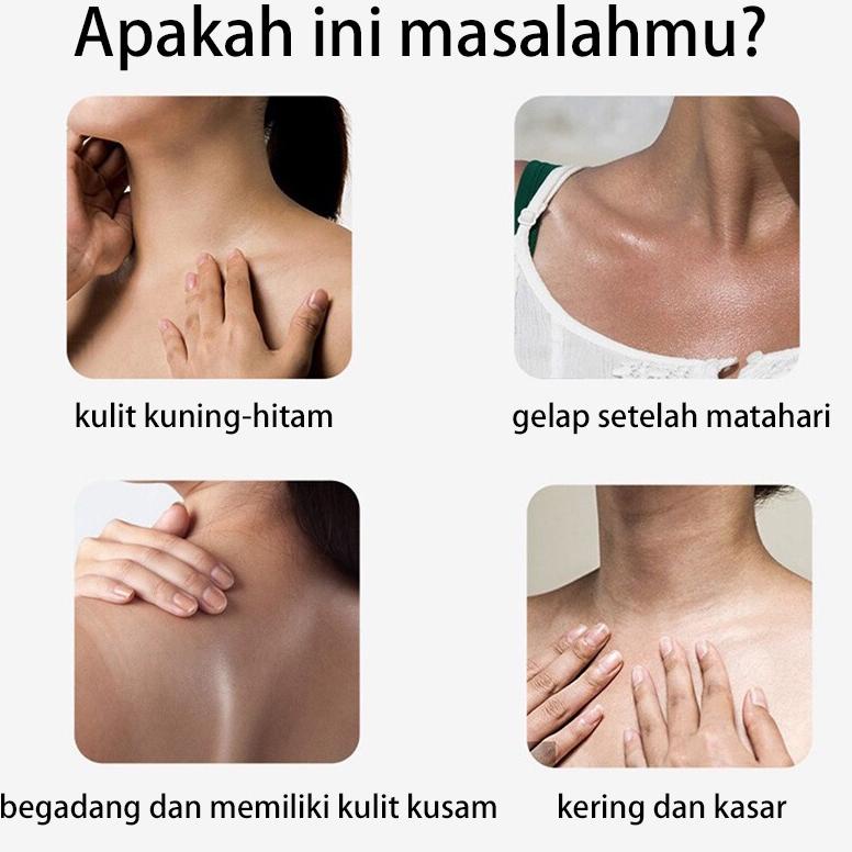 BEST SELLER Sabun pemutih badan Lotion pemutih badan 250ml Whitening body lotion wash Sabun mandi pe