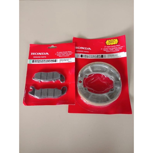 KAMPAS REM DEPAN BELAKANG VARIO 110 KARBU/VARIO 110 TECHNO KARBU