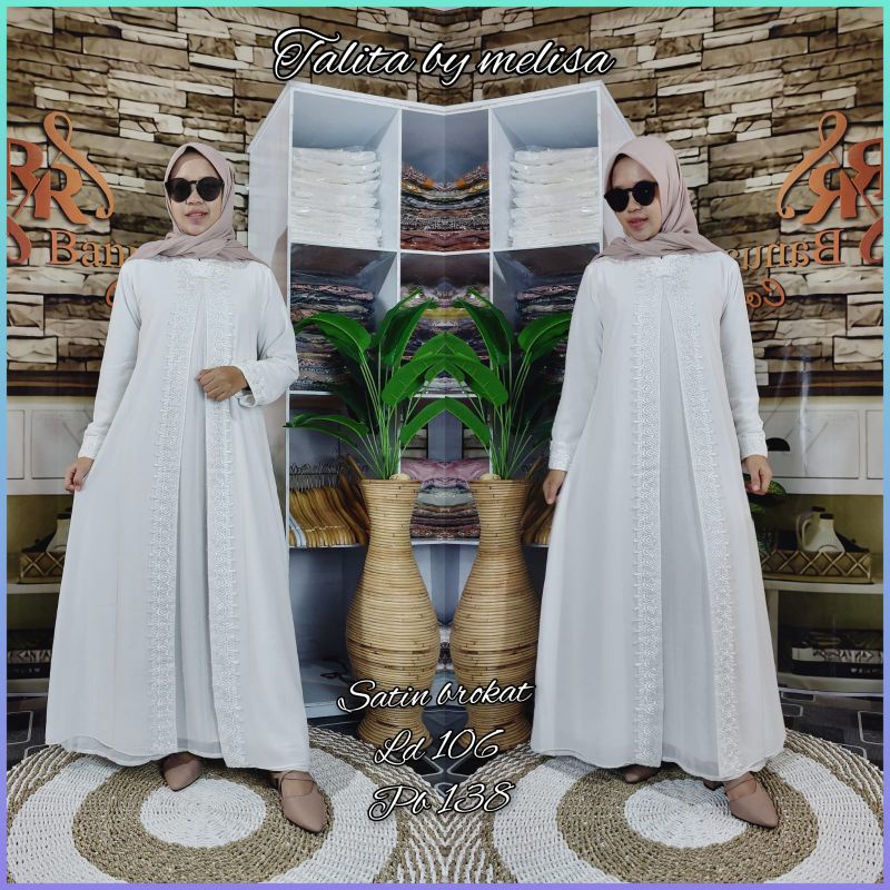 gamis-putih-malita//brokat-sifon-terbaru