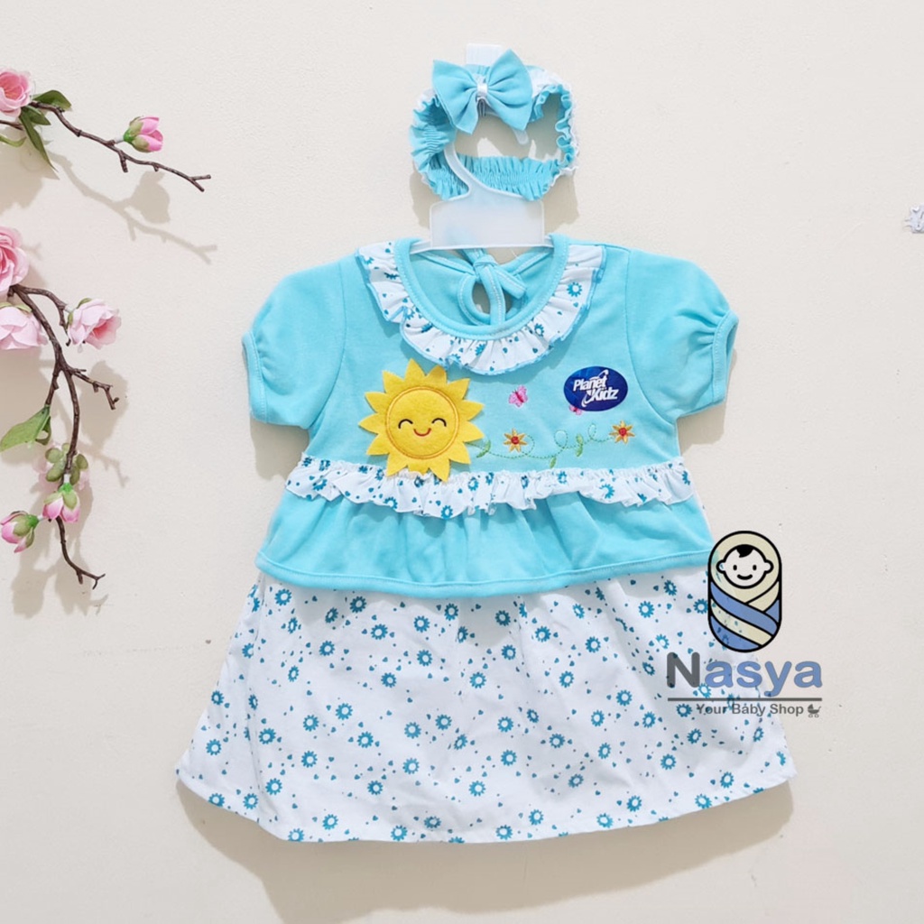 [P-054] Dress Bayi (0-6 bulan) / Dress Bayi Perempuan motif sapi