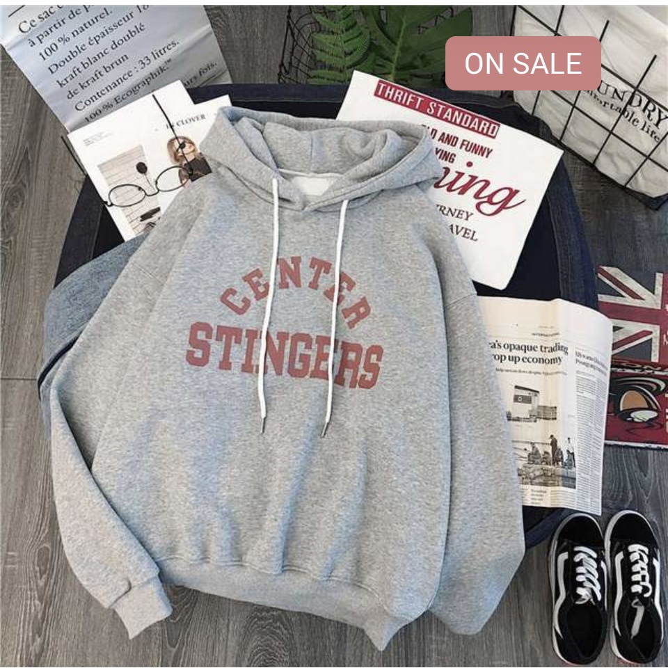 CENTER STINGER Jumper Hoodie II Sweater Hoodie Trendy II Sweter Oblong Topi Sz M - XL Anak &amp; Dewasa ( Pria &amp; Wanita )