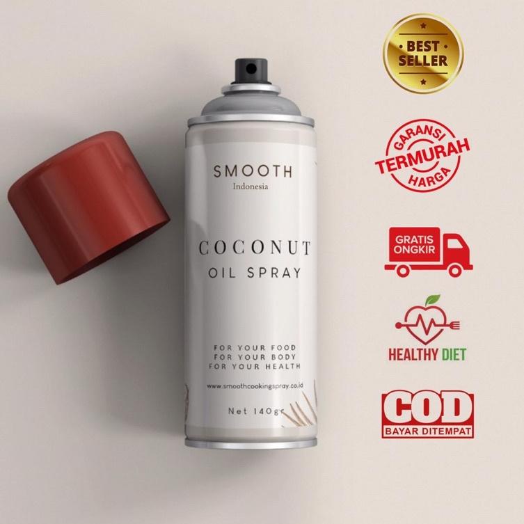 

(O-1.9») Smooth Cooking Spray Minyak Kelapa Sehat Coconut Oil 140gr (Oil Sprayer) terviral