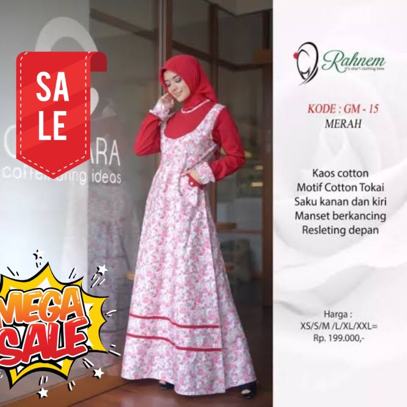 GAMIS CANTIK NAN ANGGUN,BAHAN ADEM KATUN , BRANDED,CUCI GUDANG