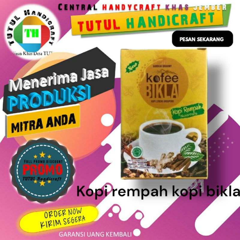 

KOPI BIKLA KOPI REMPAH Kopi Berkhasiat BOX 20 SACHET