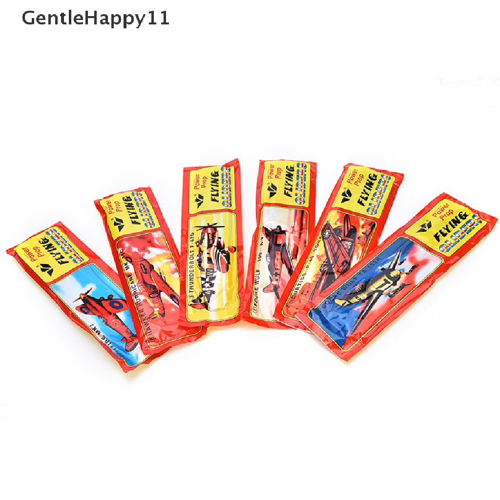 GentleHappy 12PCS/Set Foam Glider Prop Flying Gliders Plane Aeroplane Kids Children DIY Toys id