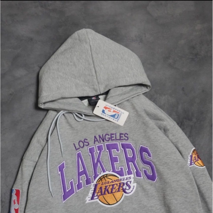 JAKET SWEATER HOODIE NIKE LAKERS NBA LOGO MIROR FULLBORDIR&amp;FULLTAG PREMIUM BEST SELLER