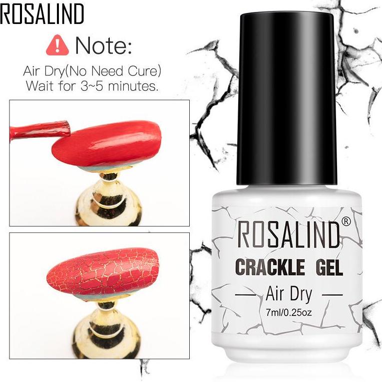 ⇌ ROSALIND Crackle Series Gel Nail Polish UV LED Nail Art / Kutek / Cat Kuku 𝕸