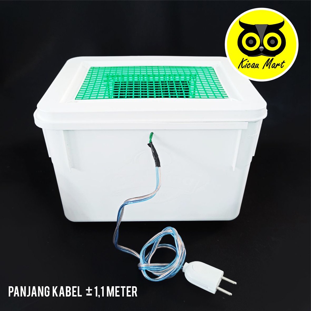 Box Terrarium Kotak Terarium Plus Lampu Serbuk Kayu Alas Kayu Ram Kawat Plastik Tempat Lolohan Burung Murai Lovebird Kenari Tempat Anakan Reptil Gecko Hamster