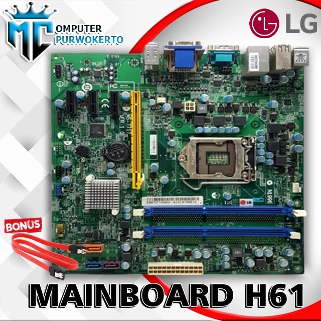 Mobo Motherboard Intel LGA 1155 H61 Oem