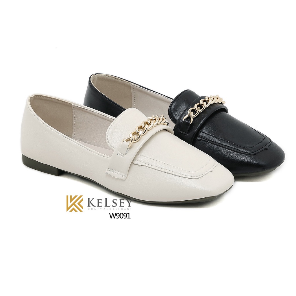 (GRATIS ALAS KAKI) Nicole Sepatu Docmart Wanita / Sepatu Loafer Kelsey w9091