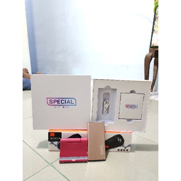 Special Gift Box VIVO Power Bank n Holder Stand