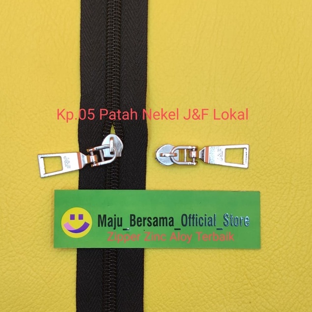 Zipper Zinc Aloy - Kp.Resleting 05 Variasi J&amp;F ( Lokal ) SK1