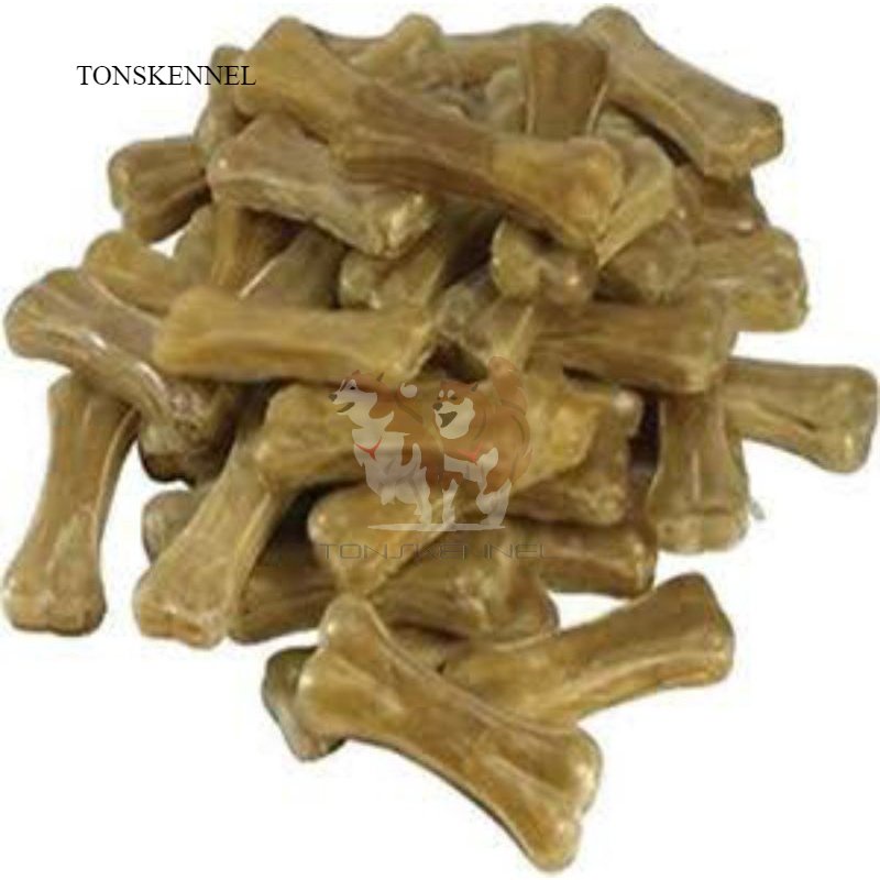 Snack Anjing Pressed Bone 3 - 5&quot; Camilan Gigitan Anjing Tulang Snack gigit Anjing membersihkan gigi pembersih gigi plak noda