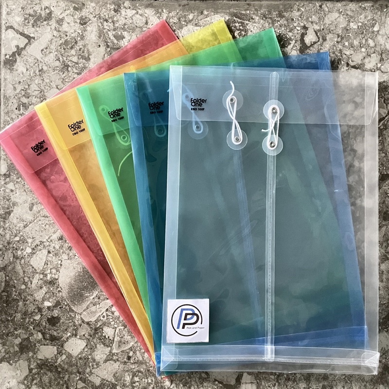 

Map Tali Plastik Transparan Folder One Folio 1 Pack
