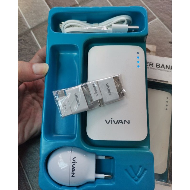 Power Bank VIVAN 7800 mAh All Output Support Quick Charger High Quality limited Edition