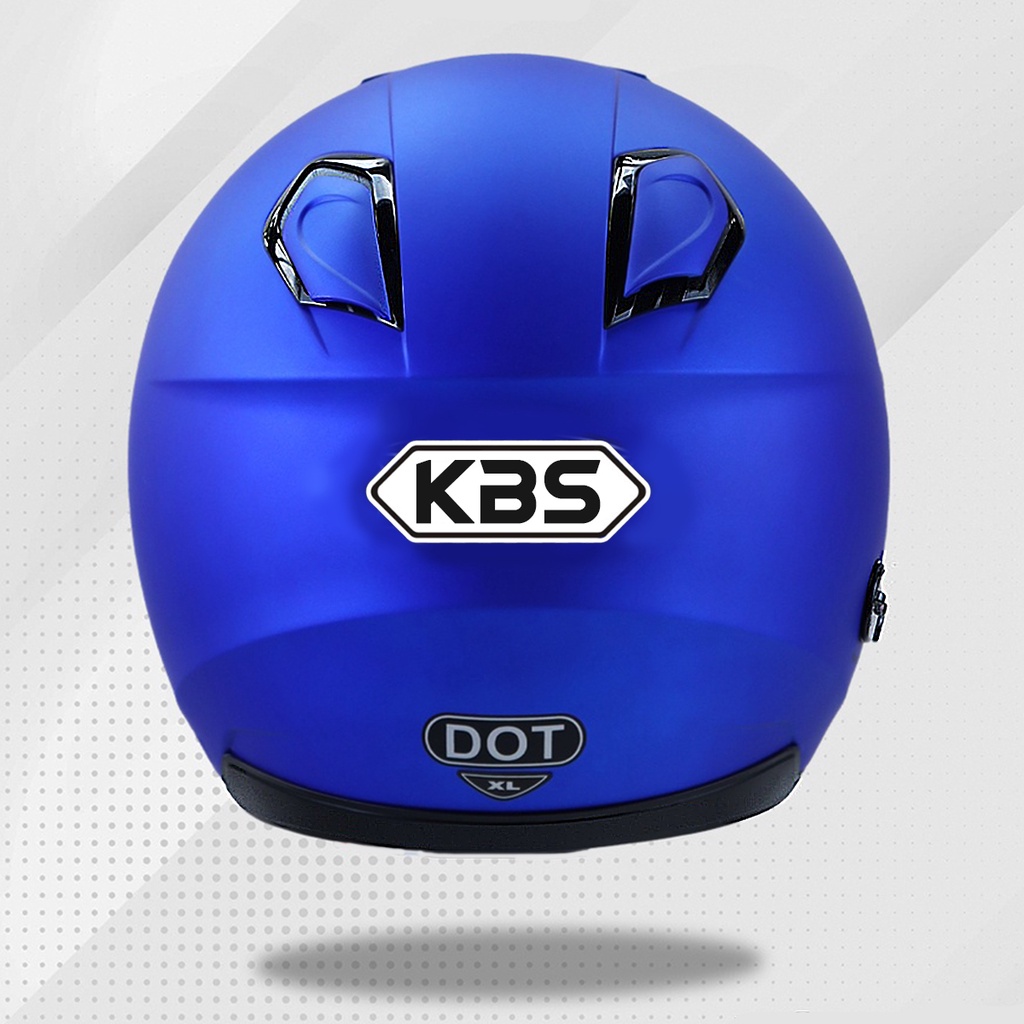 Helm KBS KYOTO Police Blue Dof / Half Face SNI PREMIUM Untuk Pria Dan Wanita Dewasa COD