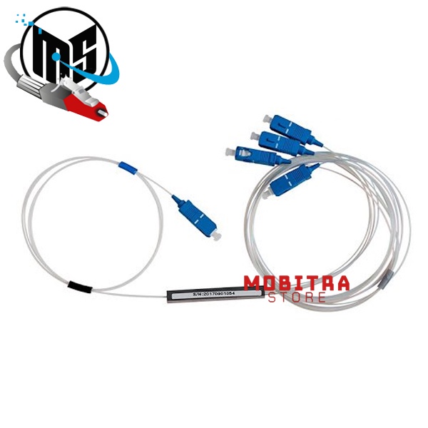 Kabel FO Splitter 1:4 SC/UPC | Splitter PLC 1:4 SC/UPC