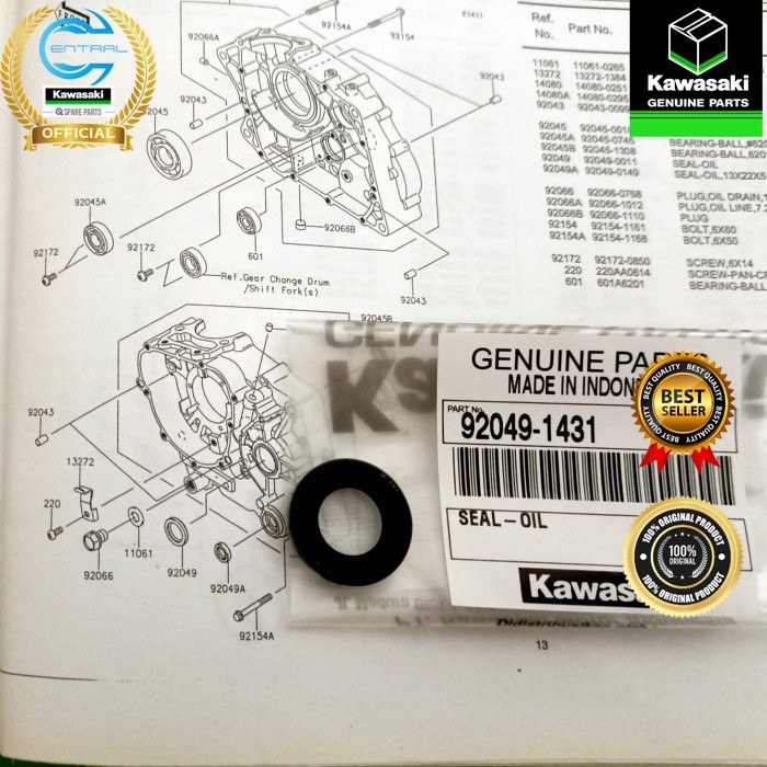 Seal Oil 92049-1431 / 0149