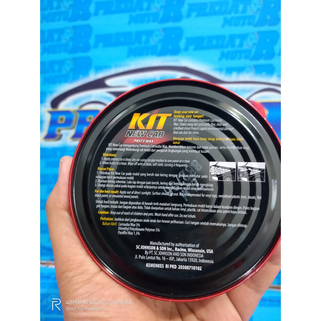 TERBARU KIT PASTE WAX NEW CAR/NEW PAINT 225 GR MELINDUNGI WARNA CAT BARU