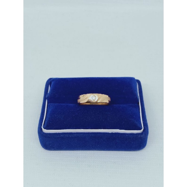 Cincin ring mp 1 + dove / wedding ring / cincin perak asli silver 925 lapis emas/ cincin fashion pria &amp;wanita terbaru