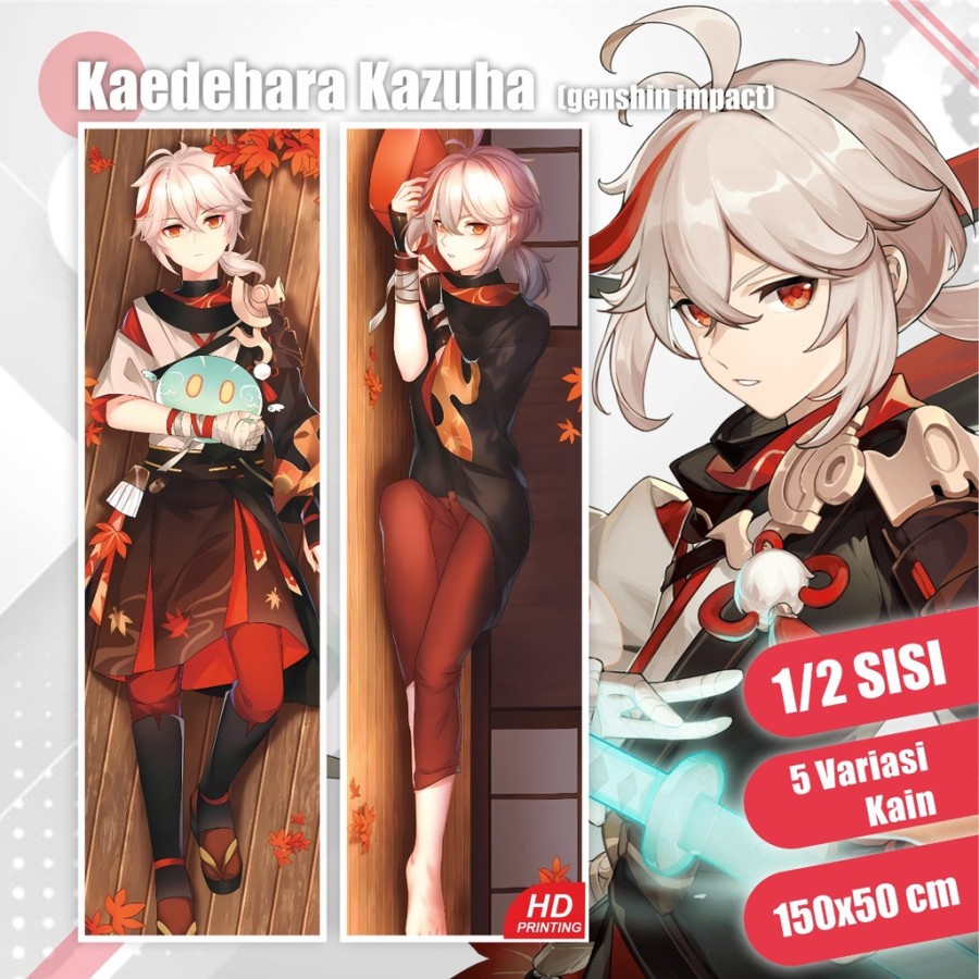 Dakimakura Kazuha Genshin Impact 150x50 cm (Cover Only)